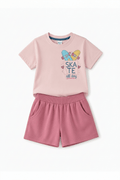CONJUNTO CAMISETA Y BERMUDA SKATE GRANATE - L&N Kids